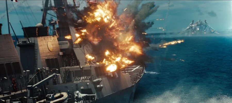 Кадр из фильма "Морской бой". Изображение взято из свободных источников