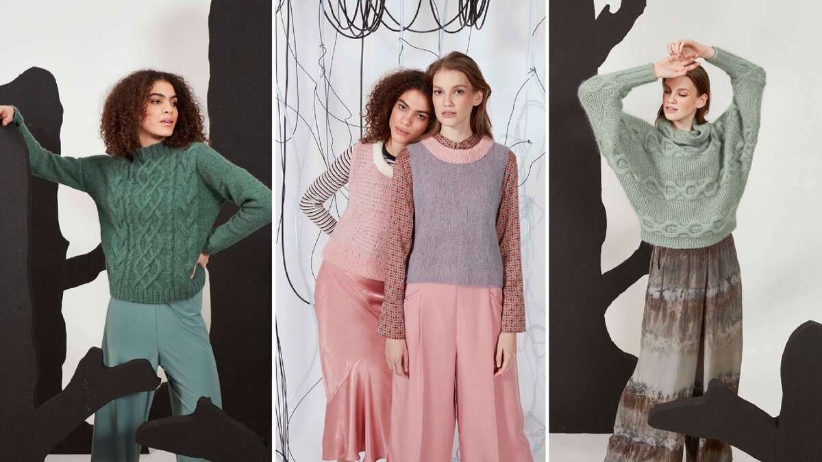 Источник фотографий для коллажа - официальный сайт Lang Yarns