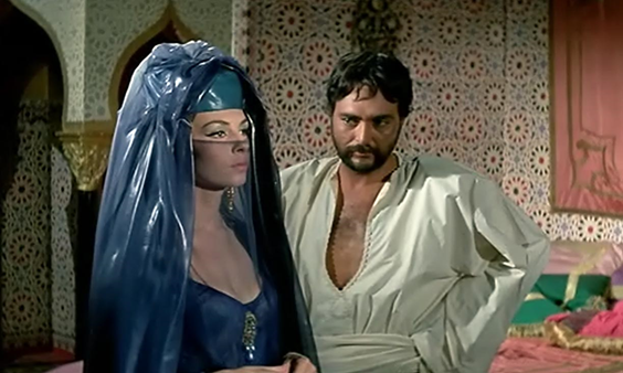 Кадр из фильма «Анжелика и султан», реж. Бернар Бордери, 1968 г.