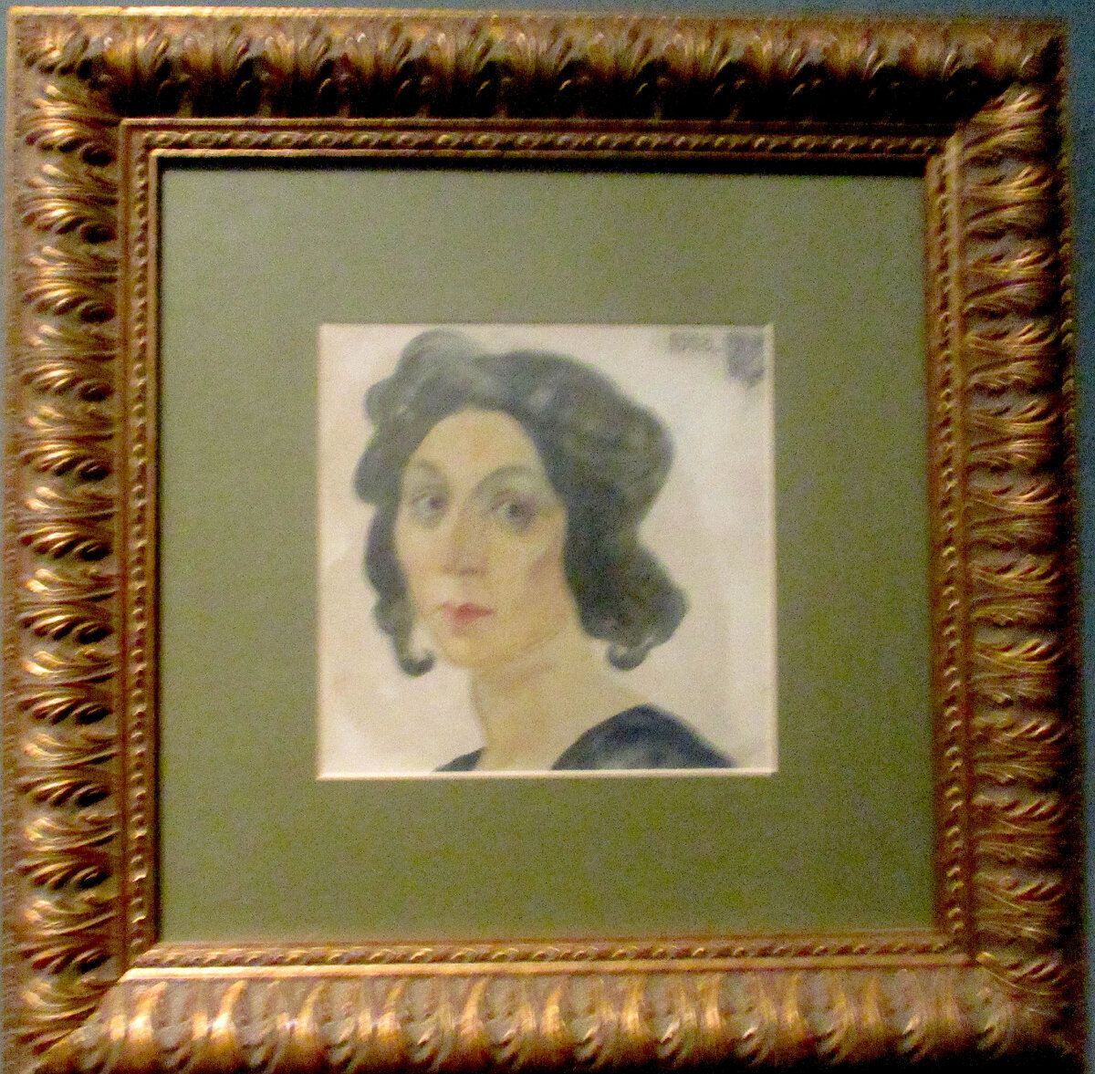 Л.Бакст. Портрет Иды Рубинштейн. 1890-е. Бумага, гуашь. Собрание Сергея Устинова, Москва