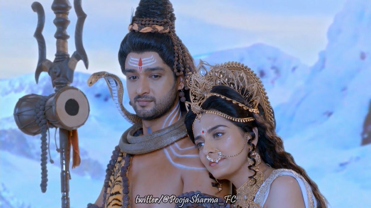 Бог Шива - кадр из индийского сериала "Махакали: конец - это начало"