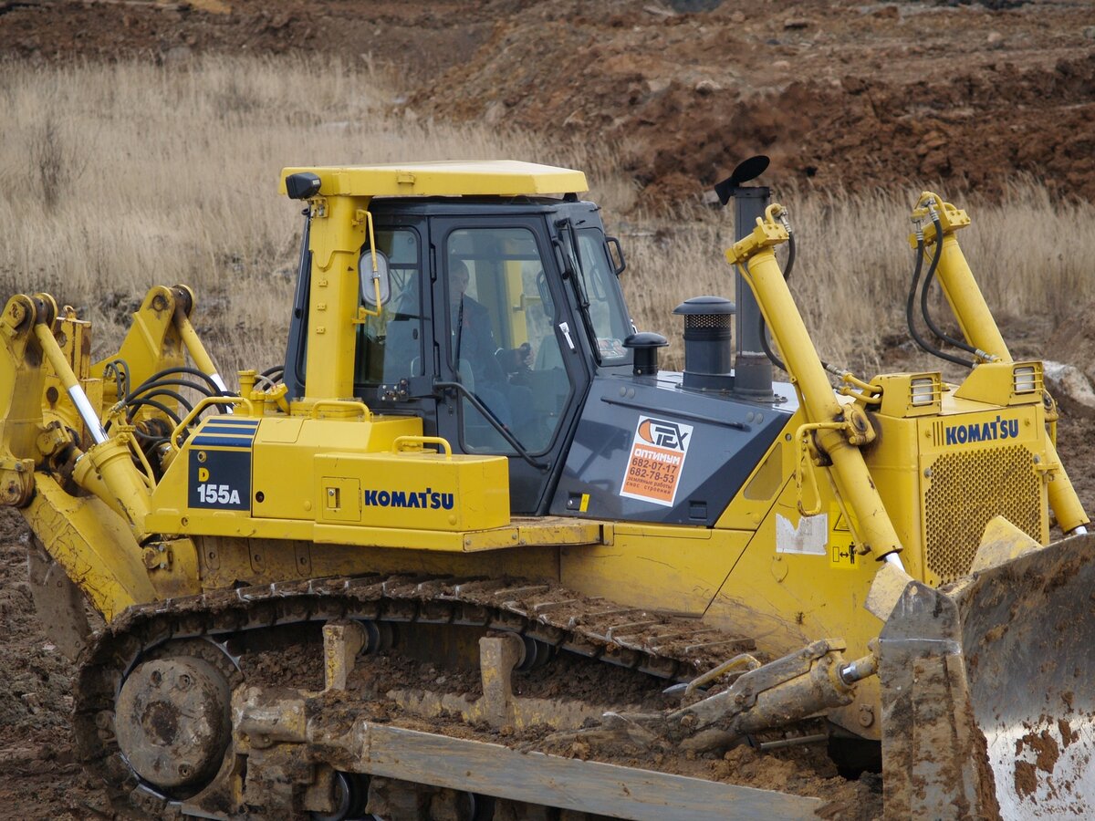 Бульдозер Komatsu D155A компания Техоптимум