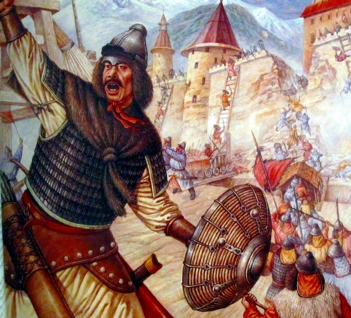 Штурм монголами Ургенча.