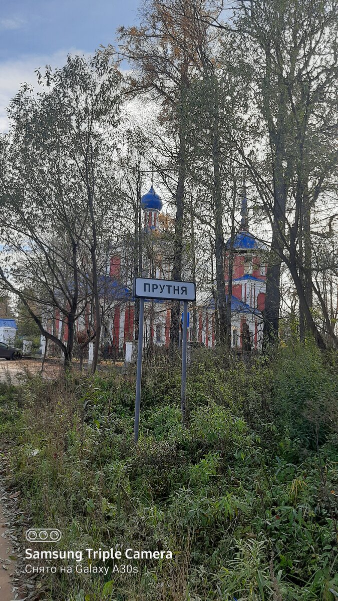Фото автора.Храм за деревьями.