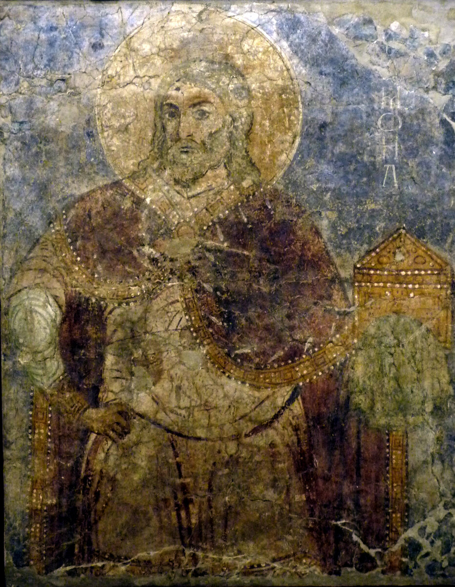 Пророк Самуил. Фреска. Около 1112 г.