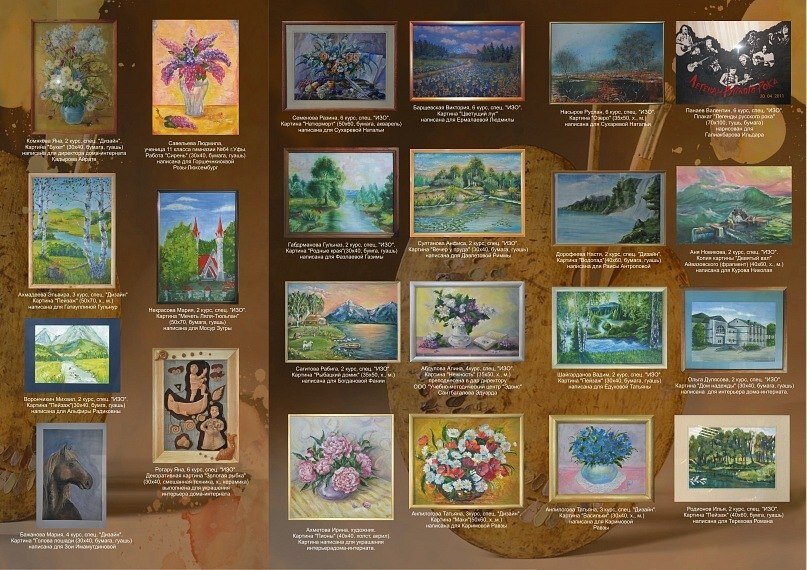 Картины в подарок, для жителей дома престарелых. 