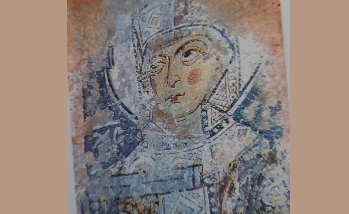 Елена. Фреска. Софийский собор. Новгород XI век