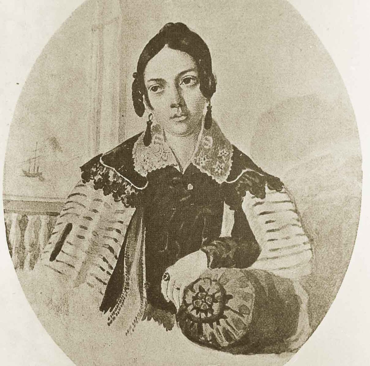 Княгиня Екатерина Николаевна Кропоткина, урожденная Сулима, мать Петра Кропоткина