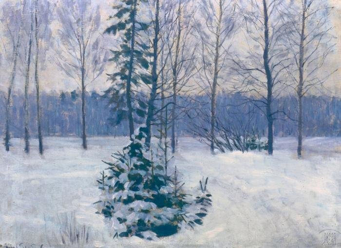 И. Грабарь. Мороз крепчает. К ночи заиндевеет, 1941 год