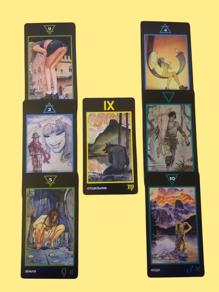 карты колоды "Эротическое Таро Манары"