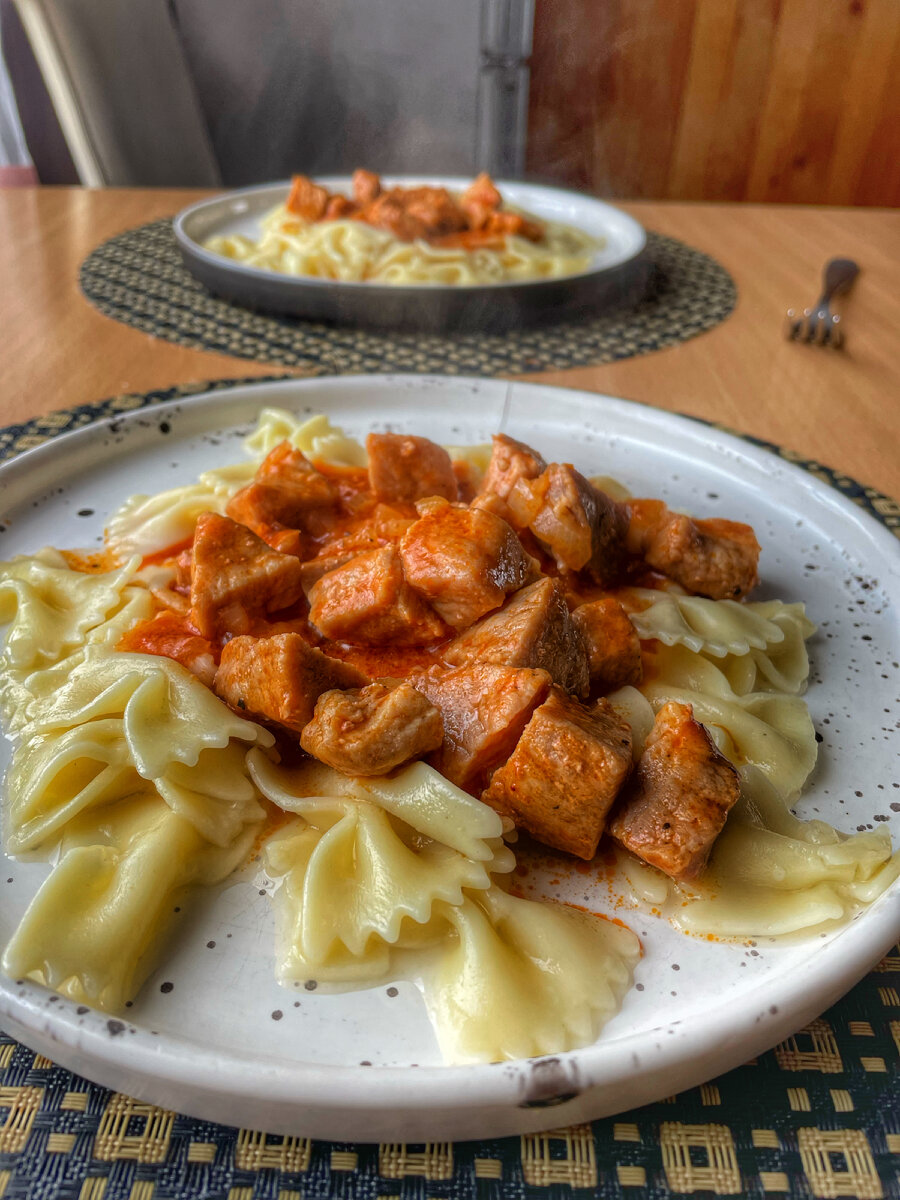 Спагетти со свининой в пряном соусе рецепт – Европейская кухня: Основные блюда. «Еда»