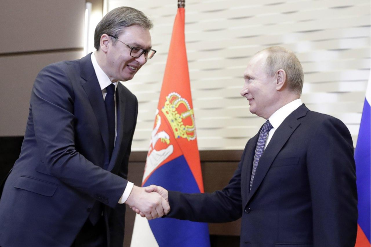 Вучич и Путин, фото Яндекс.Картинки