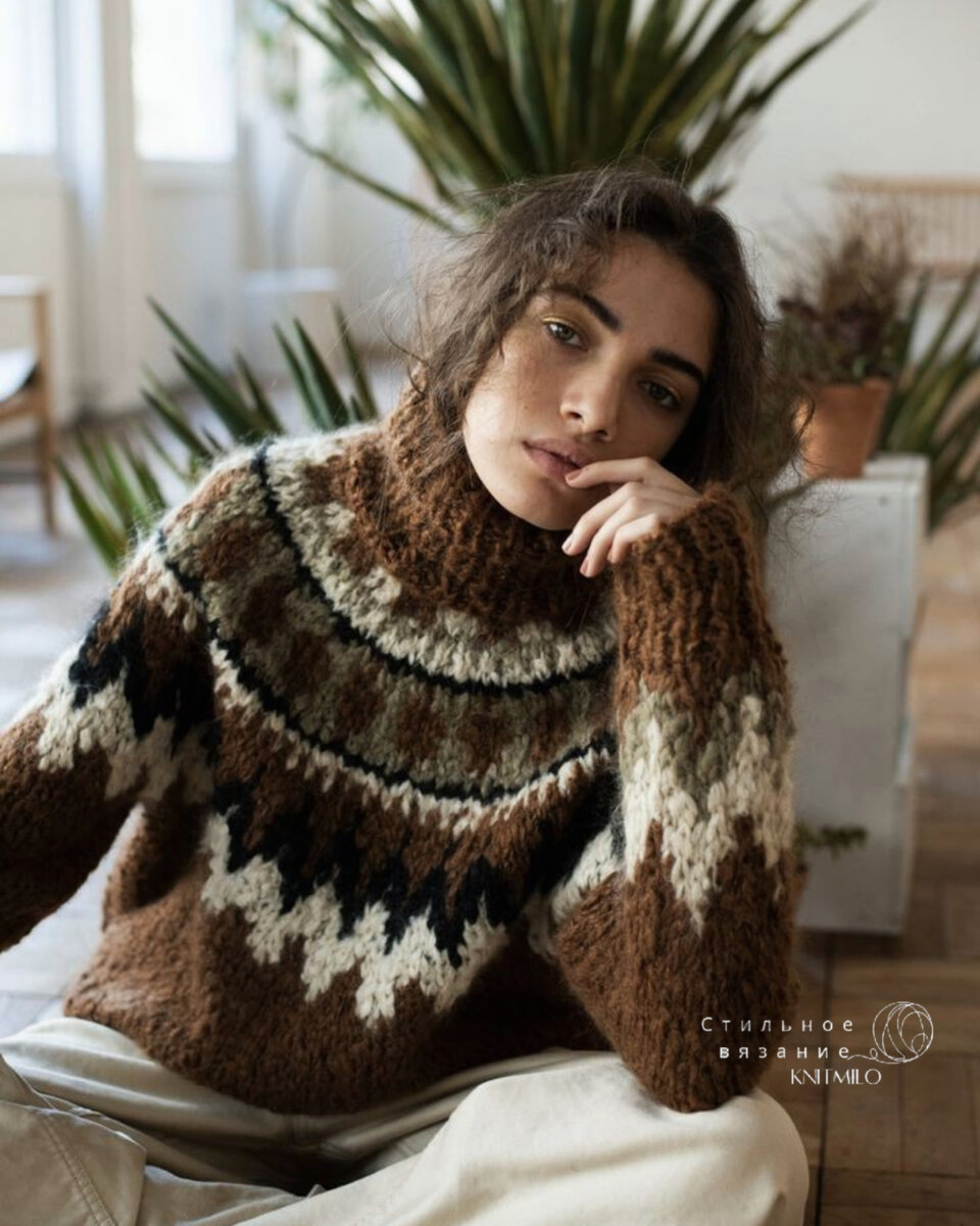 Стильный жаккард? | Стильное вязание KNITMILO | Дзен