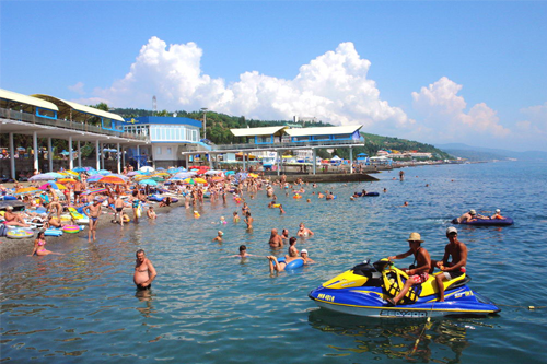 Собственный пляж в Алуште