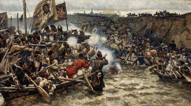 «Покорение Сибири Ермаком Тимофеевичем» — картина русского живописца Василия Сурикова
