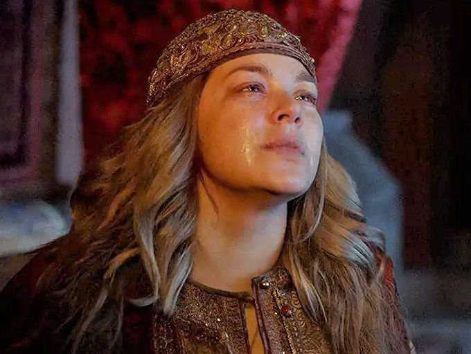 Ирина Пегова в роли Марии Нагой. Кадр из сериала "Годунов" 2018 год