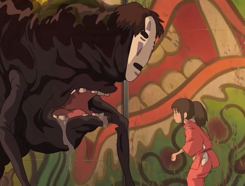 Интересное чудовище, преследующее девочку