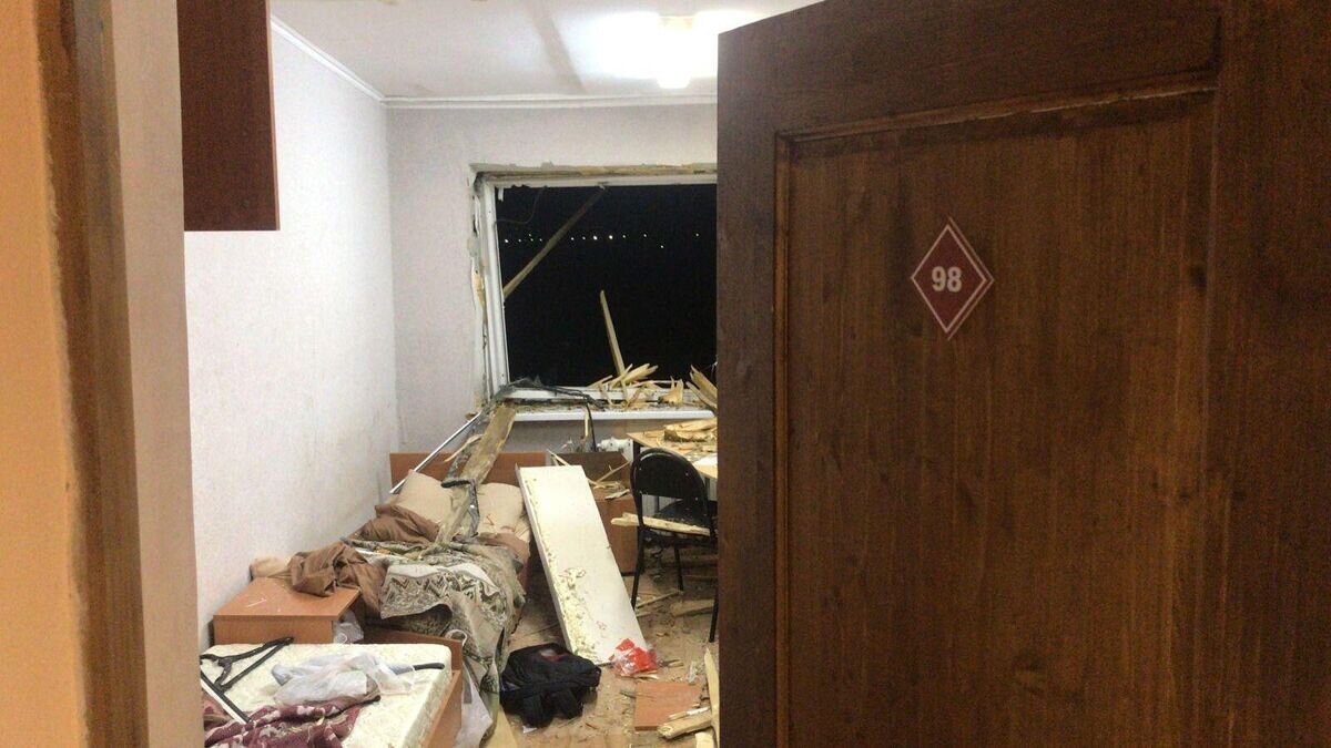   Последствия непогоды в общежитии в Курске© Фото : СУ СК России по Курской области