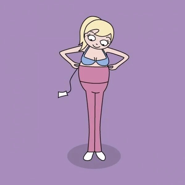 Карикатура из открыто доступа. Муза для Кустодиева или Рубенса😉