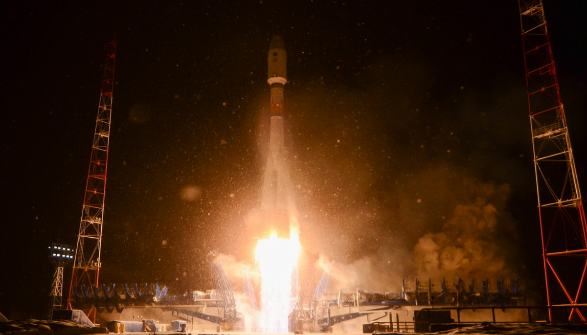 Очередной старт ракеты "Союз2.1" с космодрома Плесецк в интересах Министерства Обороны. Таких в этом году было больше, чем за несколько преднествующих лет, вместе взятых. Фото МО РФ.