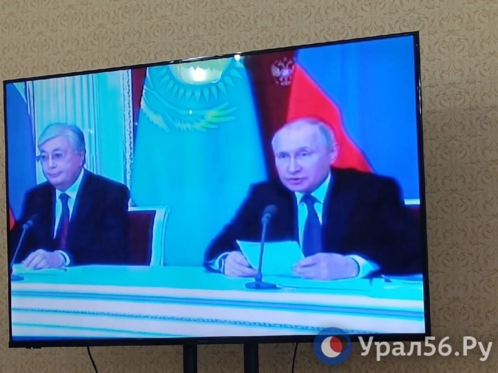    Владимир Путин и Касым-Жомарт Токаев выступили перед участниками оренбургского форума