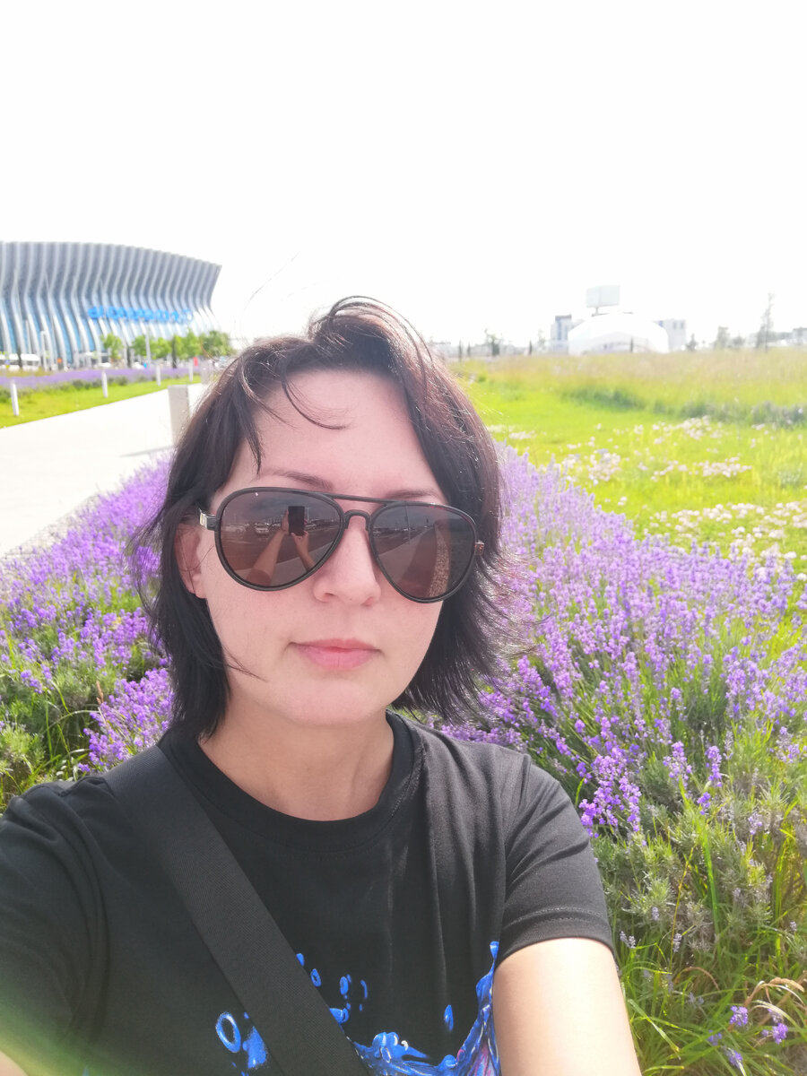 Лавандовые поля в аэропорту г. Симферополь