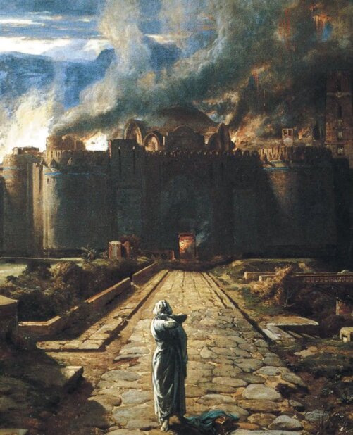 джон мартин уничтожение содома и гоморры 1852. джон мартин содом и гоморра. города разрушенные богом. извержение везувия гибель помпеи. город sodom.