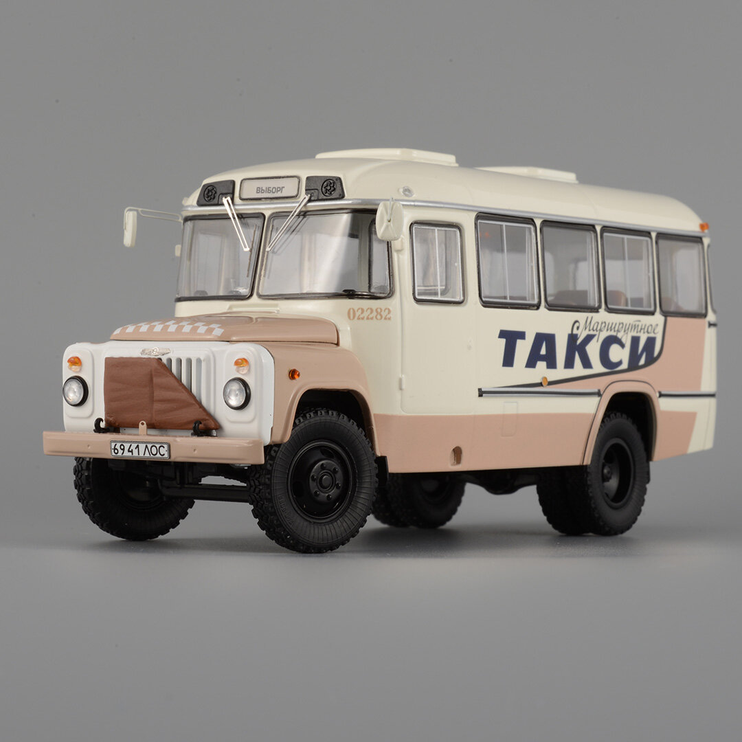 Автобус КАвЗ-3270 Маршрутное такси 1989 Выборг • DiP Models • Выборгпассажиравтотранс • Масштаб 1:43