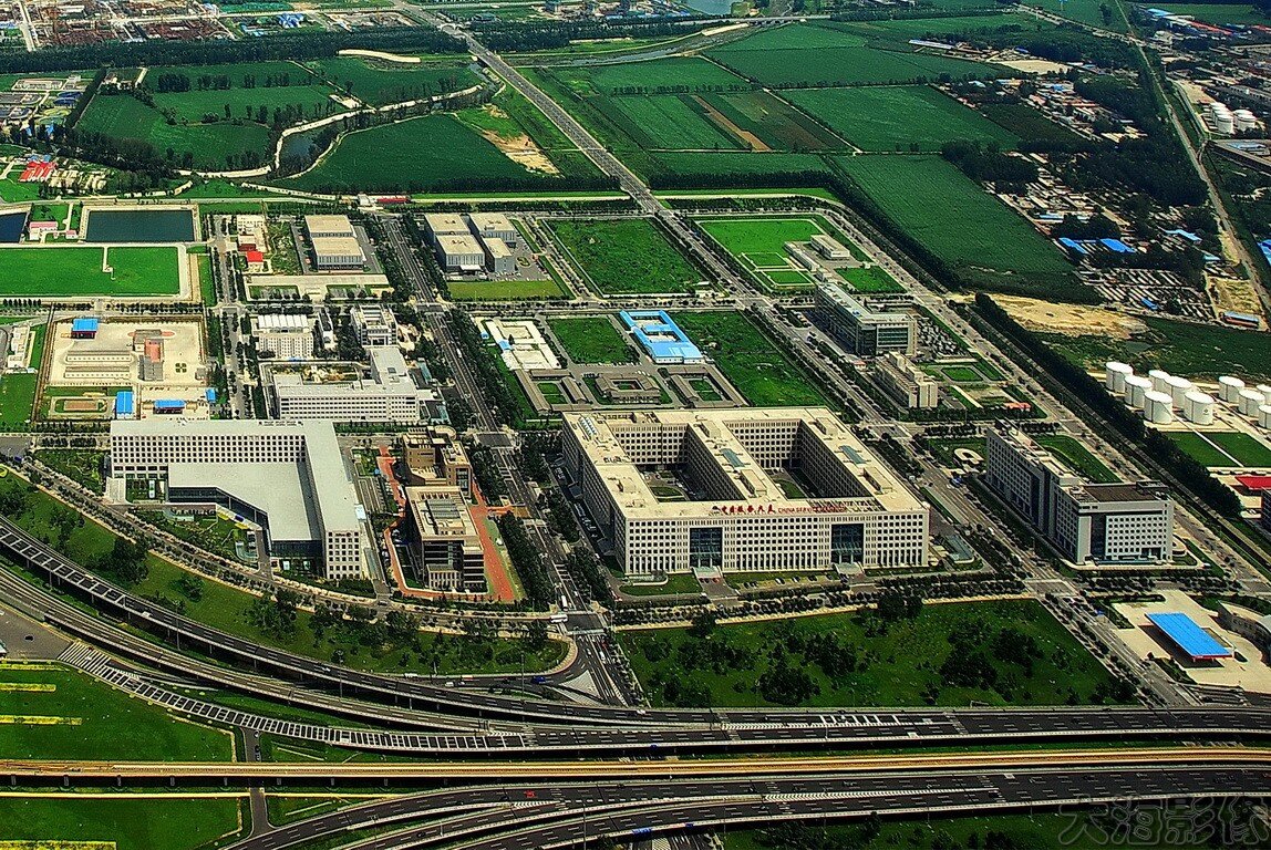 Пекин с высоты..       Источник фото:   https://image.baidu.com