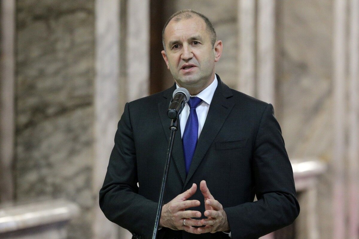 Президент "потерпевшей" Болгарии Румен Радев. Фотография взята из открытого источника.