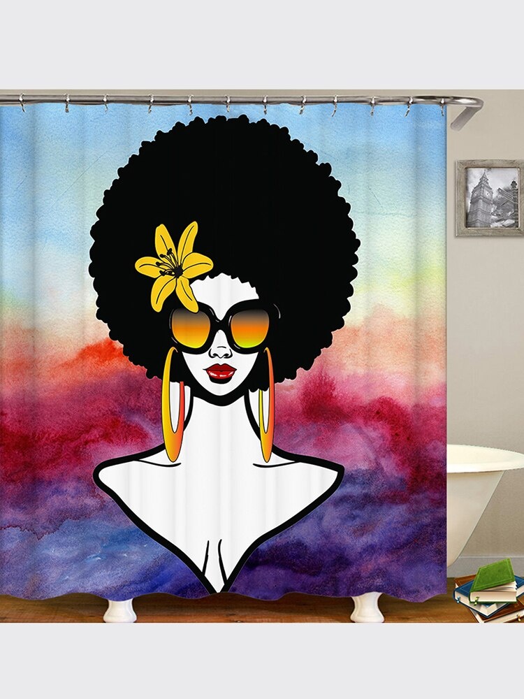 Афро прическа вектор