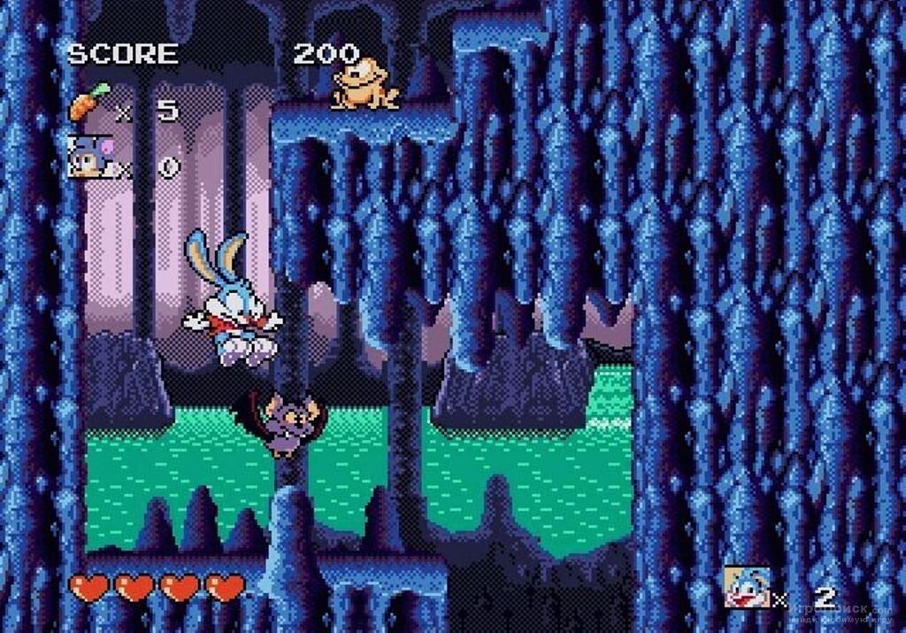 Полная карта tiny toon sega