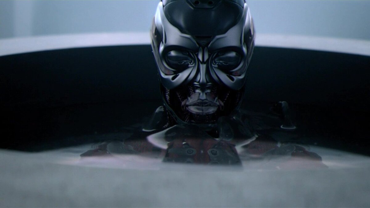 Зовуся Термонатор Два, жестяная голова.