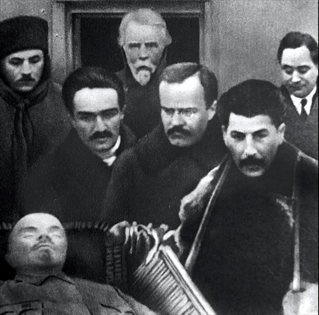 Сталин у гроба Ленина