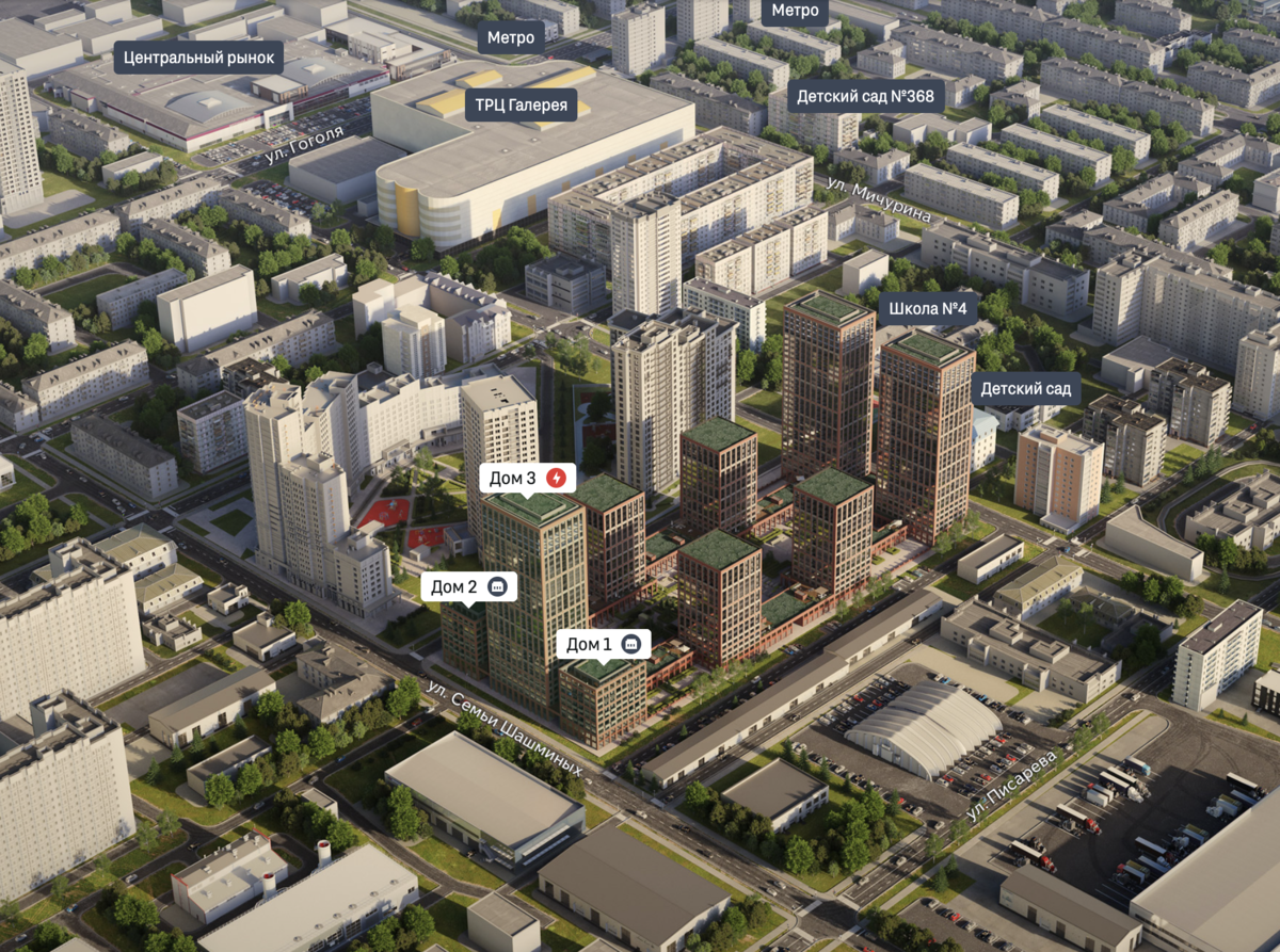 Генеральный план ЖК Мылзавод