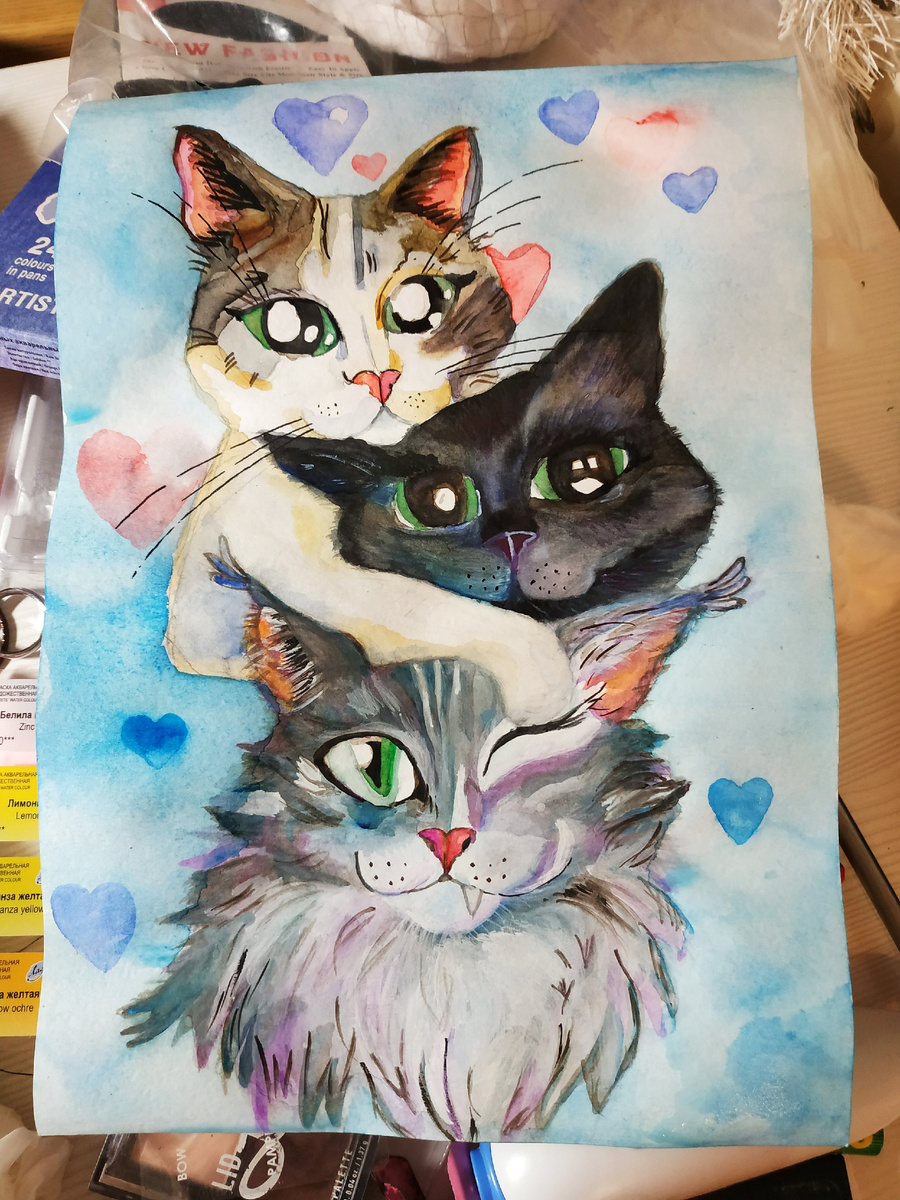 Ещё даже не закончила... 