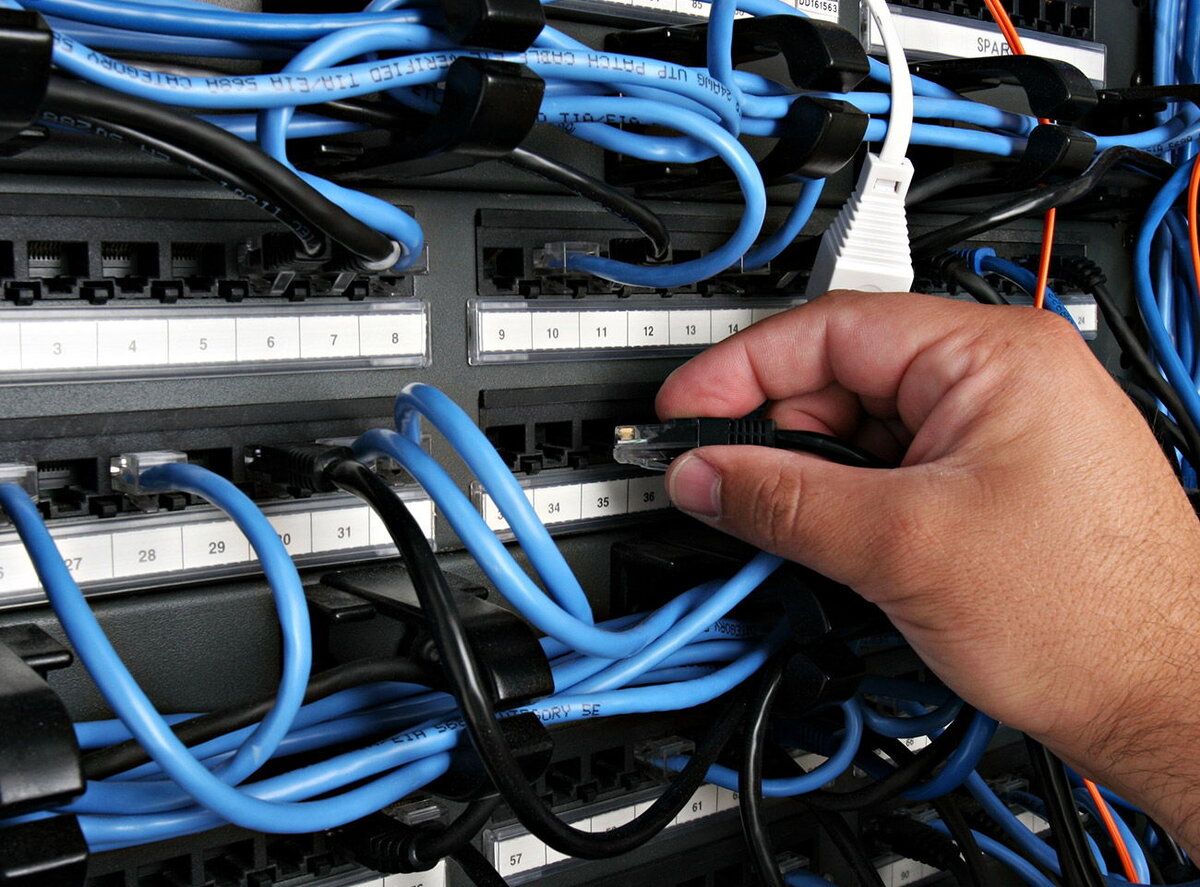 
Установленные патч-панели