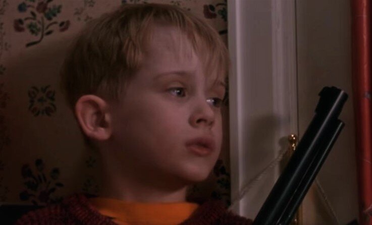 Кадр из фильма. Один дома