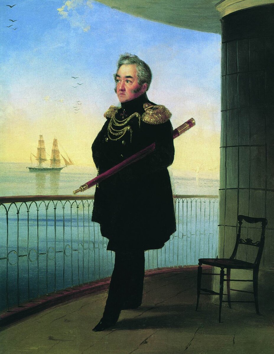 И. К. Айвазовский. Портрет вице-адмирала М. П. Лазарева. 1839 год