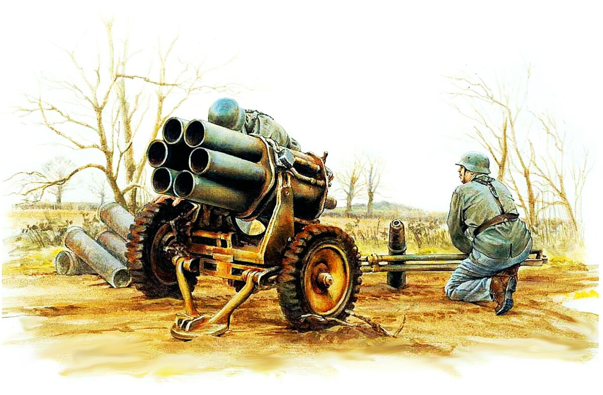 От подобного оружия особо не спрячешься. Без касок, рикошеты и осколки приводили к огромным потерям 