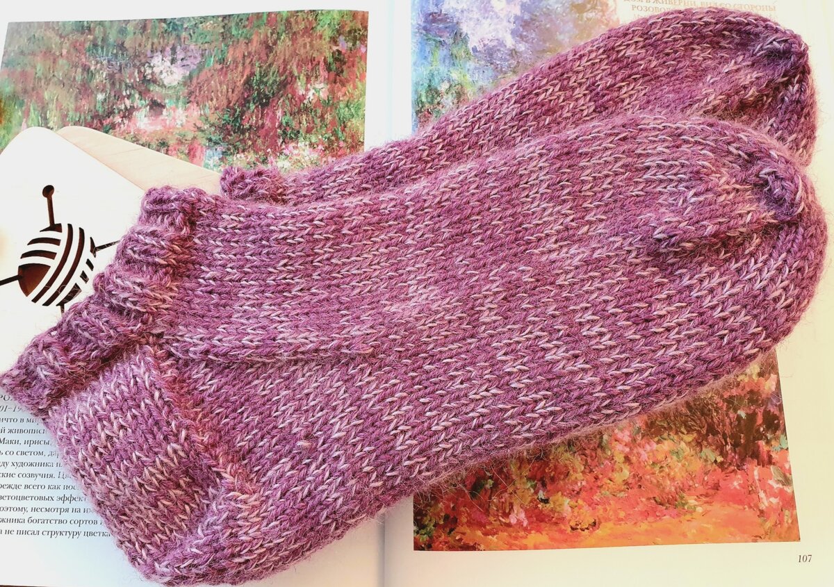 Готовые носки, далее в галерее использованная пряжа