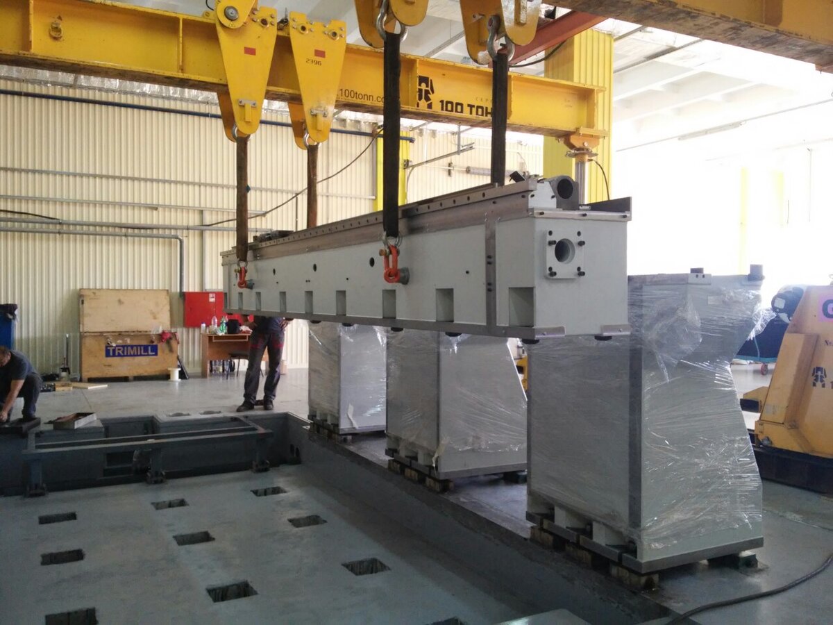 Монтаж станка TRIMILL VF 3525