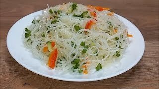 Салат ФУНЧОЗА по КОРЕЙСКИ с заправкой Чим Чим Корейская кухня