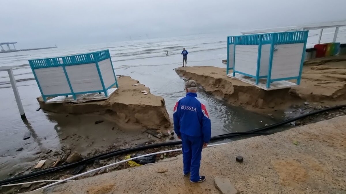 Пляжи Анапы летом 2021 года.