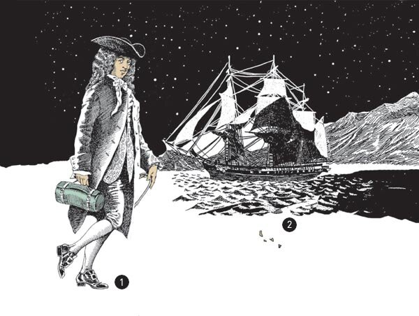  Гийом Лежантиль и корабль "Беррье"