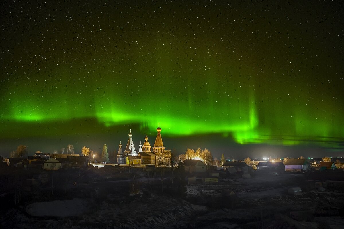 Село Нёнокса, Архангельская область, 11.12.2020, Фото: Михаил Карпов