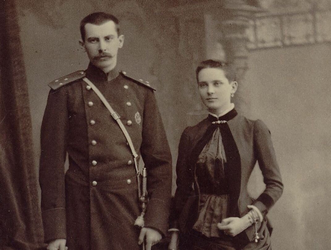 Зинаида Николаевна Юсупова с мужем Феликсом, 1884 г. 