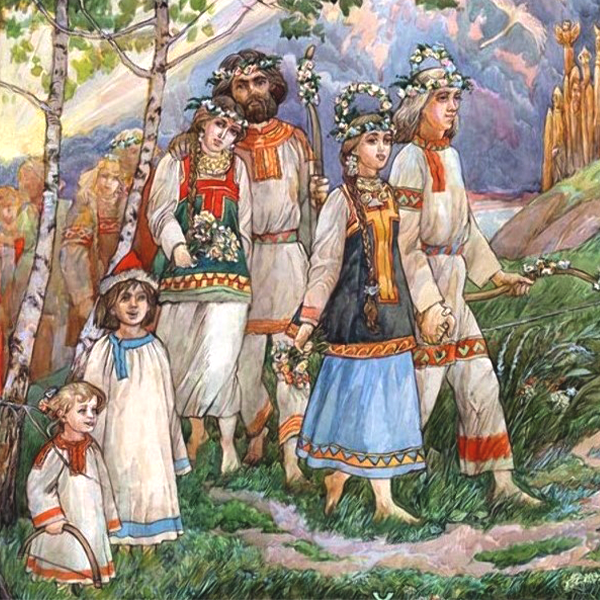 Семья на руси картинки