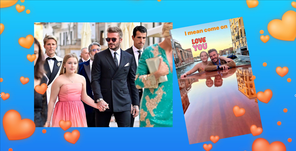 Харпер и Дэвид Бекхэмы