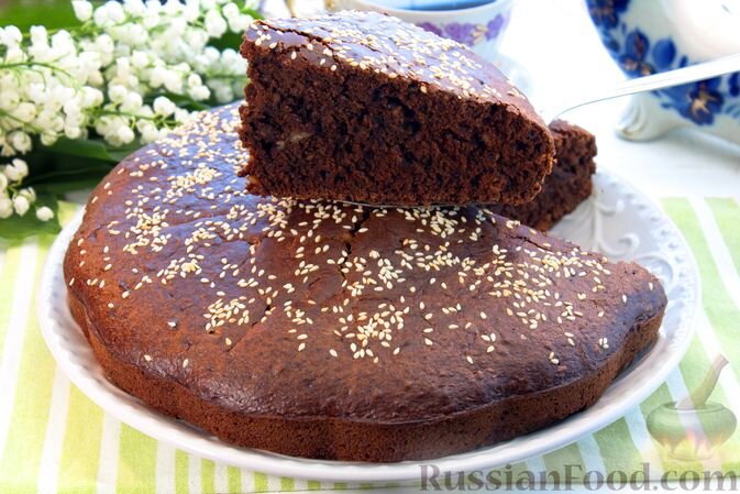 варенье, масло растительное, вода, сахар, какао-порошок, орех грецкий, мука, сода, лимонная кислота, ванилин, сахар ванильный, кунжут